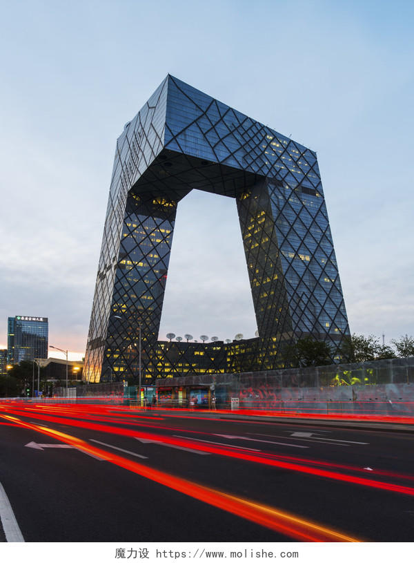 中央电视台总部大楼在北京中国北京旅游景点